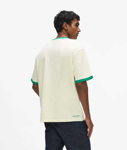 T-shirt Avec Logo Cercle Ikon, , , Taille: Xs - Karl Lagerfeld - Modalova
