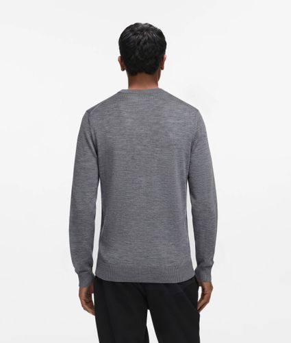 Pull À Col Rond En Laine Mérinos, , , Taille: Xs - Karl Lagerfeld - Modalova