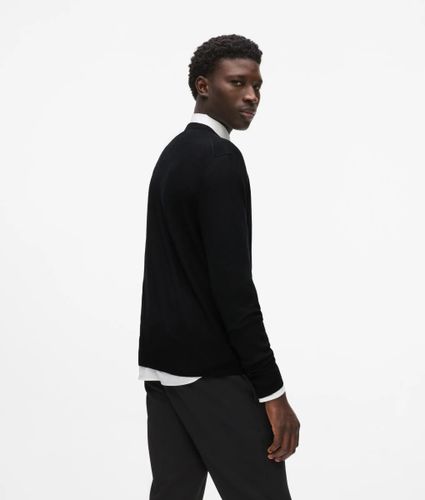 Pull À Col Rond En Laine Mérinos, , , Taille: Xs - Karl Lagerfeld - Modalova