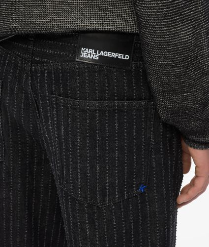 Jean Décontracté À Rayures Fines, , Jean Noir À Fines Rayures, Taille: 28 - KL Jeans - Modalova