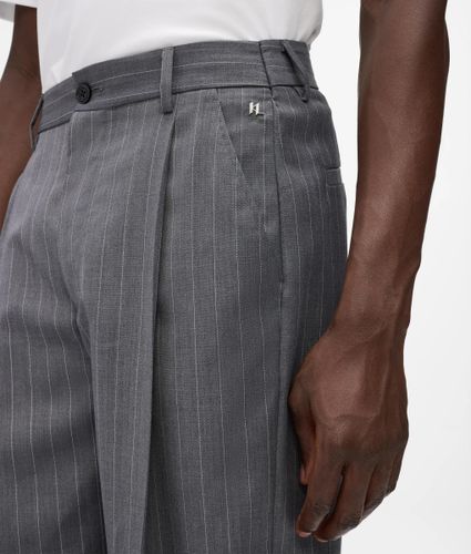 Pantalon En Mélange De Laine À Rayures Fines, , , Taille: 46 - Karl Lagerfeld - Modalova