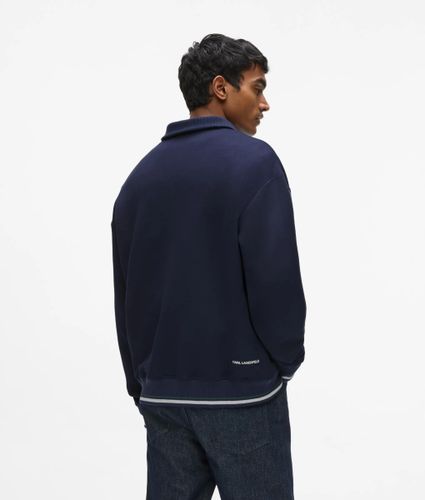 Sweat-shirt Ikon À Demi-zippé, , , Taille: S - Karl Lagerfeld - Modalova