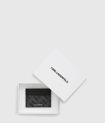 Porte-cartes Ikon Monogram, , , Taille: One Size - Karl Lagerfeld - Modalova