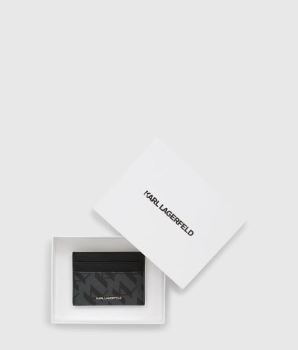 Porte-cartes Ikon Monogram, , , Taille: One Size - Karl Lagerfeld - Modalova