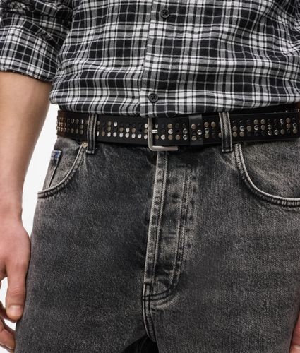 Ceinture En Cuir Avec Clous, , , Taille: 85 - KL Jeans - Modalova