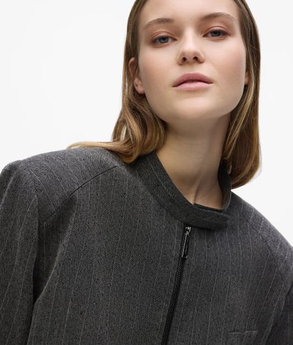 Veste Bomber Habillée À Rayures Fines, , , Taille: Xs - Karl Lagerfeld - Modalova