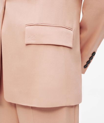 Blazer En Mélange De Satin, , , Taille: 38 - Karl Lagerfeld - Modalova