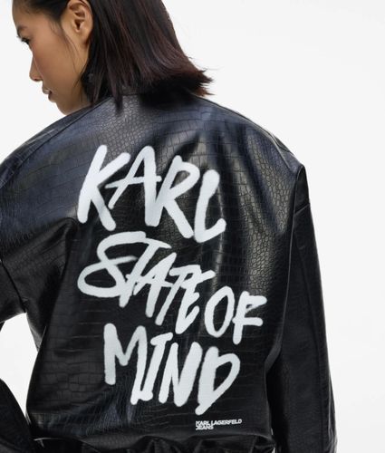 Veste Bomber Avec Citation De Karl, , , Taille: Xs - KL Jeans - Modalova