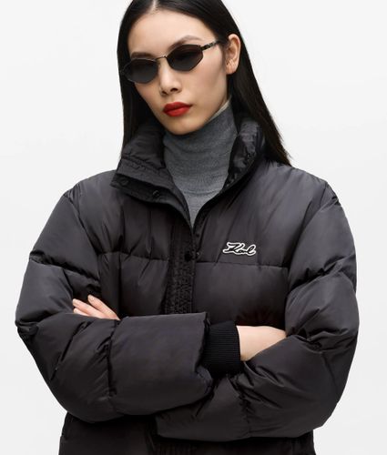 Doudoune Courte À Capuche, , , Taille: Xs - Karl Lagerfeld - Modalova