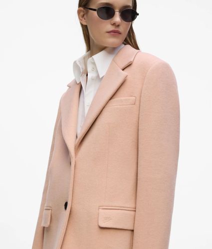Manteau Court En Laine Mélangée, , , Taille: 38 - Karl Lagerfeld - Modalova