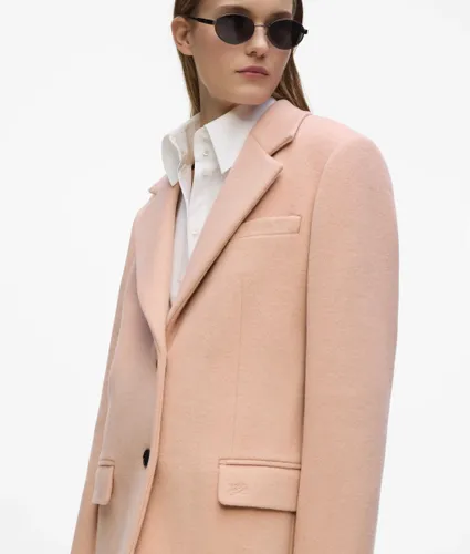 Manteau Court En Laine Mélangée, , , Taille: 38 - Karl Lagerfeld - Modalova