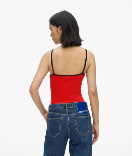 Body Côtelé, , Rouge À Haut Risque, Taille: Xs - KL Jeans - Modalova