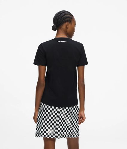 T-shirt À Portrait Illustré, , , Taille: Xs - Karl Lagerfeld - Modalova