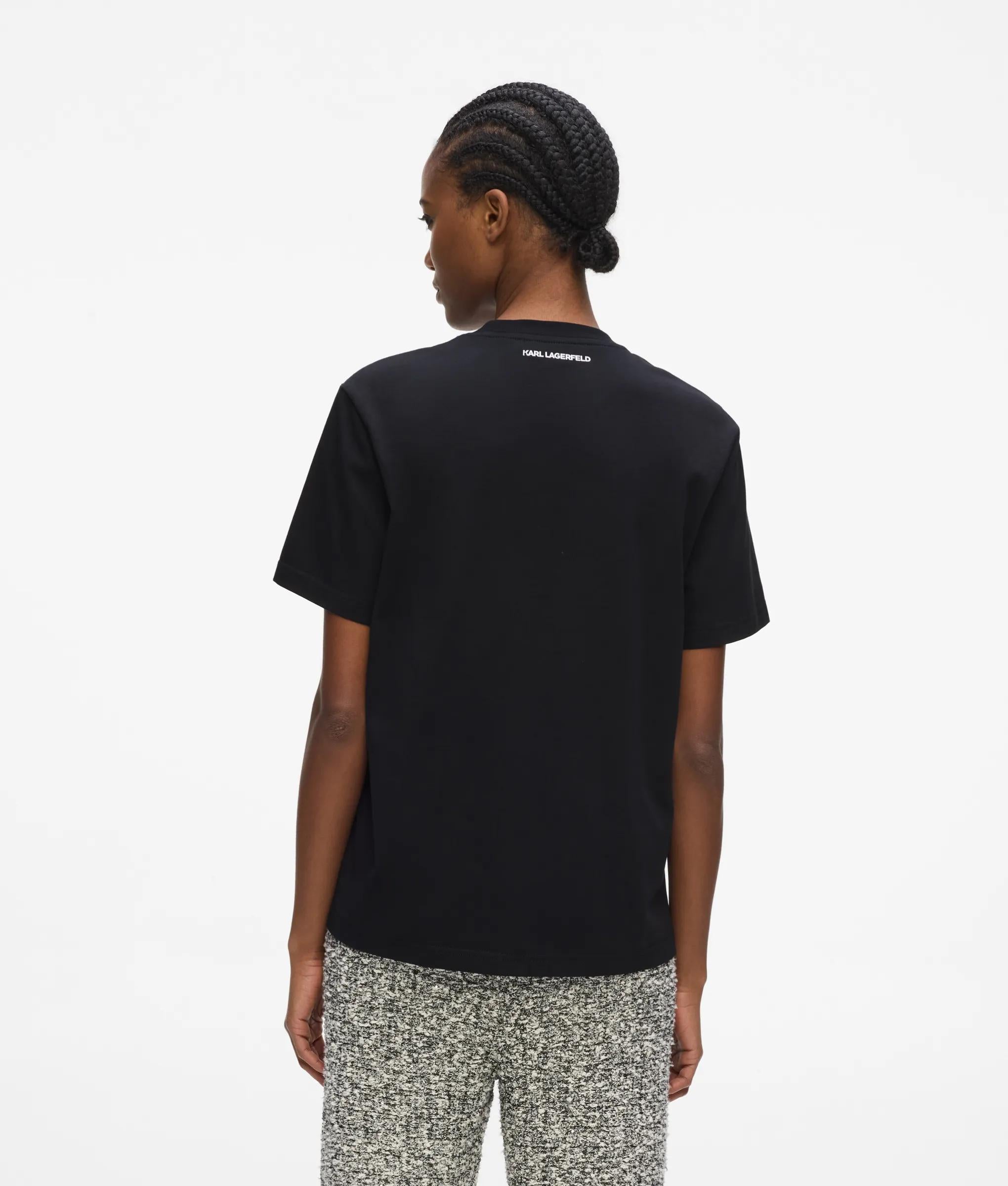 T-shirt En Bouclé Signature, , , Taille: Xs - Karl Lagerfeld - Modalova