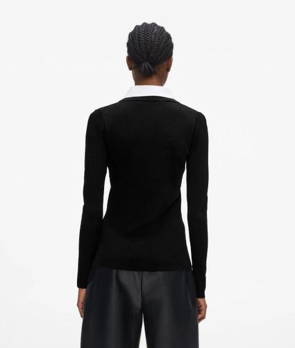 Polo En Maille À Col Contrasté, , /, Taille: Xs - Karl Lagerfeld - Modalova