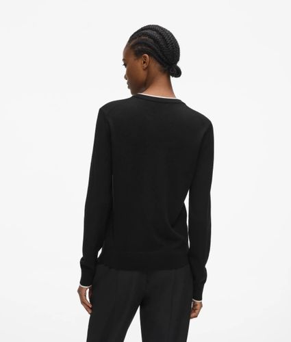 Pull À Col Rond En Laine Mérinos, , , Taille: Xs - Karl Lagerfeld - Modalova