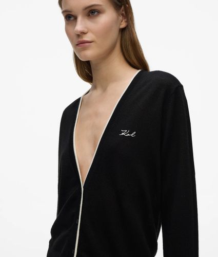 Cardigan En Laine Mérinos, , , Taille: S - Karl Lagerfeld - Modalova