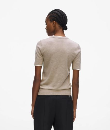 T-shirt En Laine Mérinos, , , Taille: Xs - Karl Lagerfeld - Modalova