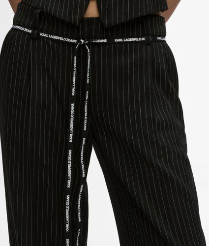 Pantalon Ajusté Taille Mi-haute À Rayures Fines, , , Taille: Xs - KL Jeans - Modalova