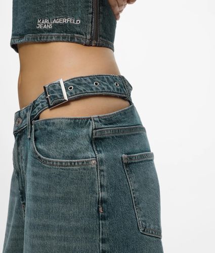 Jeans Large À Taille Basse Et Boucle, , , Taille: 2530 - KL Jeans - Modalova