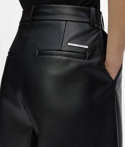 Pantalon Barrel En Simili-cuir, , , Taille: 38 - Karl Lagerfeld - Modalova