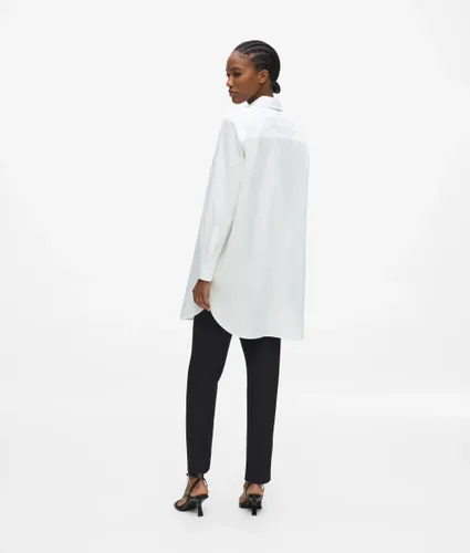 Chemise Tunique En Popeline Signature, , , Taille: 38 - Karl Lagerfeld - Modalova