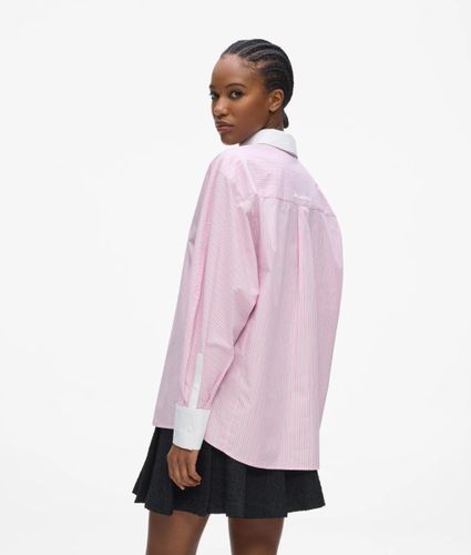 Chemise À Rayures Ikon À Col Contrasté, , , Taille: 44 - Karl Lagerfeld - Modalova