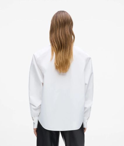 Chemise En Popeline Avec Épaulettes, , , Taille: 38 - Karl Lagerfeld - Modalova