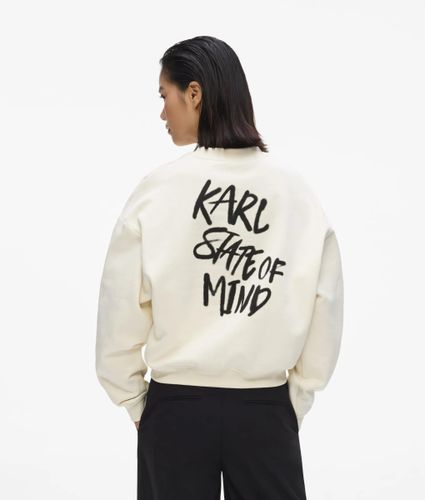 Sweat-shirt Boxy Avec Citation Karl, , , Taille: Xs - KL Jeans - Modalova