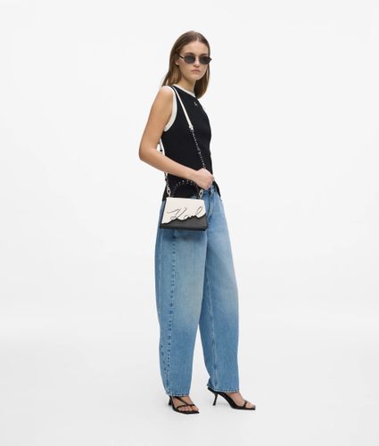 Sac À Anse Supérieure K/signature Orné De Perles Fantaisie, , /, Taille: One Size - Karl Lagerfeld - Modalova