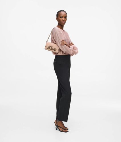 Petit Sac Porté Épaule K/signature Avec Bandoulière Chaîne, , , Taille: One Size - Karl Lagerfeld - Modalova