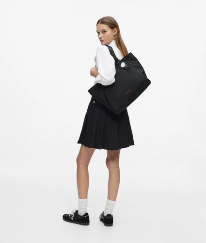 Grand Sac En Toile Ikon Avec Étiquette En Nylon, , , Taille: One Size - Karl Lagerfeld - Modalova