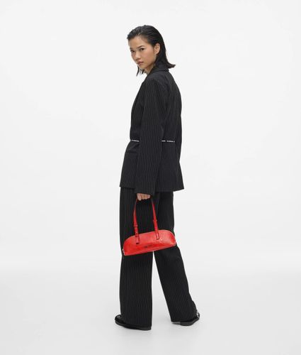 Sac Porté Épaule De Forme Allongée En Croco, , Rouge À Haut Risque, Taille: One Size - KL Jeans - Modalova