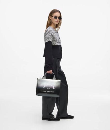Sac En Toile De Taille Moyenne À Motif Dégradé Rue St-guillaume, , , Taille: One Size - Karl Lagerfeld - Modalova
