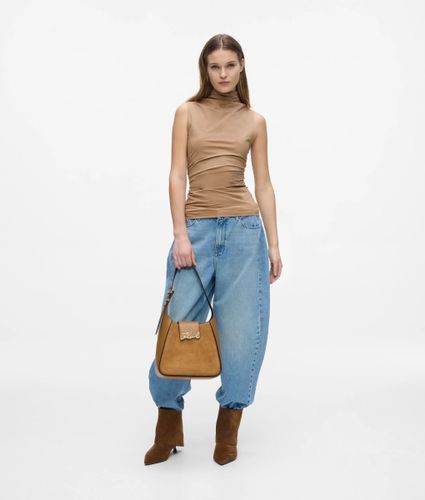 Sac Hobo En Daim K/signature, , , Taille: One Size - Karl Lagerfeld - Modalova