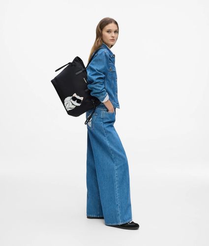 Sac En Toile Avec Cordon De Serrage Ikon Choupette, , , Taille: One Size - Karl Lagerfeld - Modalova