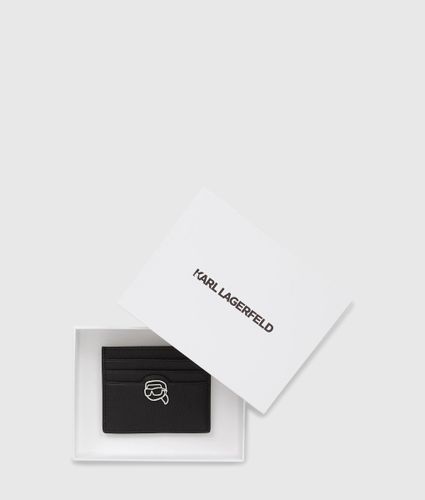 Porte-cartes Ikon Pebble, , , Taille: One Size - Karl Lagerfeld - Modalova