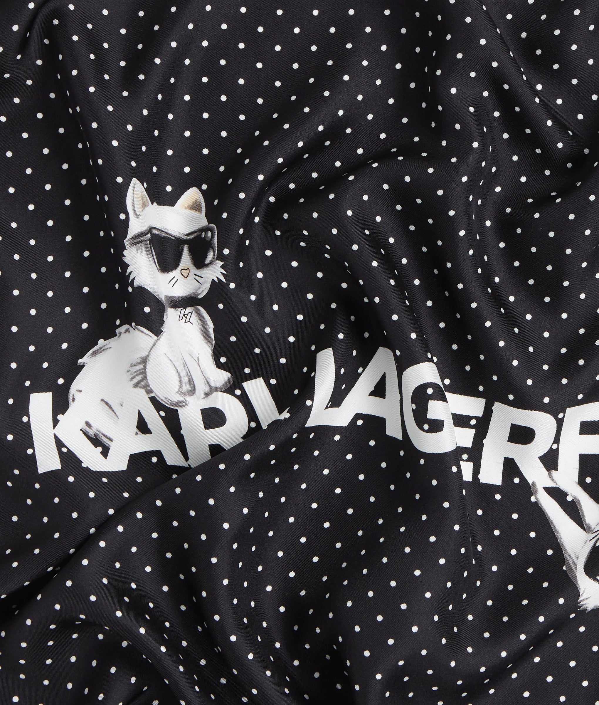 Écharpe En Soie Ikon Choupette, , , Taille: One Size - Karl Lagerfeld - Modalova