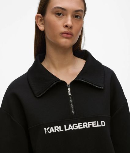 Sweat-shirt Athleisure Avec Fermeture À Demi-zip Et Logo, , , Taille: Xs - Karl Lagerfeld - Modalova