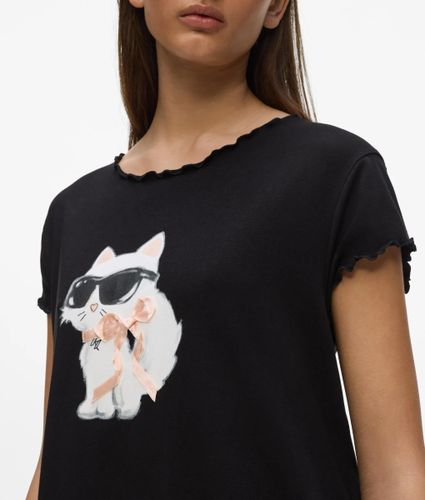 Robe Pyjama Ikon Choupette, , , Taille: Xs - Karl Lagerfeld - Modalova