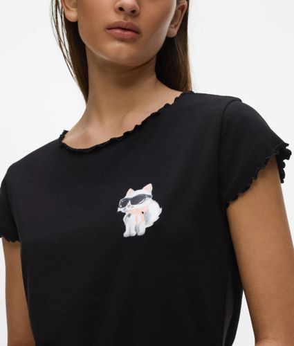 T-shirt De Pyjama Ikon Choupette, , , Taille: M - Karl Lagerfeld - Modalova