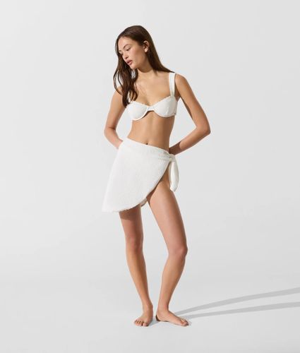 Paréo Texturé Orné De Perles Fantaisie, , , Taille: S - Karl Lagerfeld - Modalova