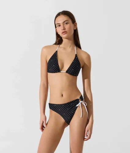 Bas De Bikini Échancré À Pois, , , Taille: Xs - Karl Lagerfeld - Modalova