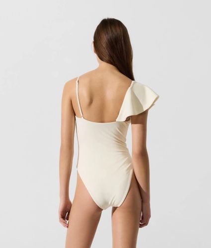 Maillot De Bain À Volants Signature, , , Taille: Xs - Karl Lagerfeld - Modalova