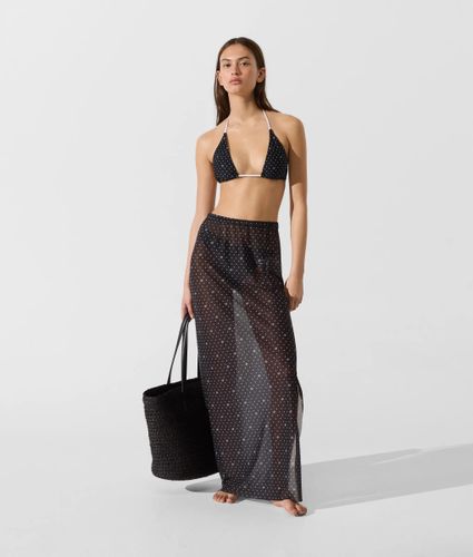 Pareo En Mesh À Pois, , , Taille: Xs - Karl Lagerfeld - Modalova