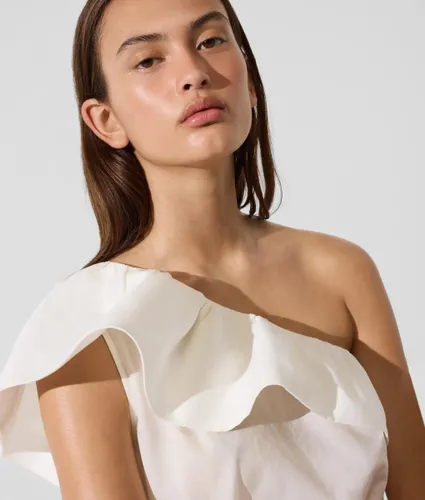 Robe De Plage Signature À Volant, , , Taille: Xs - Karl Lagerfeld - Modalova
