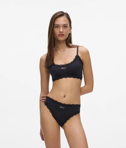 String À Bordure En Dentelle Signature – Lot De 3, , , Taille: Xs - Karl Lagerfeld - Modalova