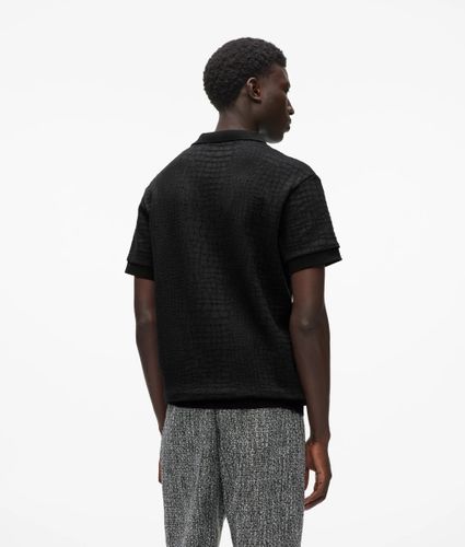 Polo Effet Croco, , , Taille: Xs - Karl Lagerfeld - Modalova