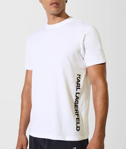 T-shirt De Plage À Logo Vertical, , , Taille: Xs - Karl Lagerfeld - Modalova