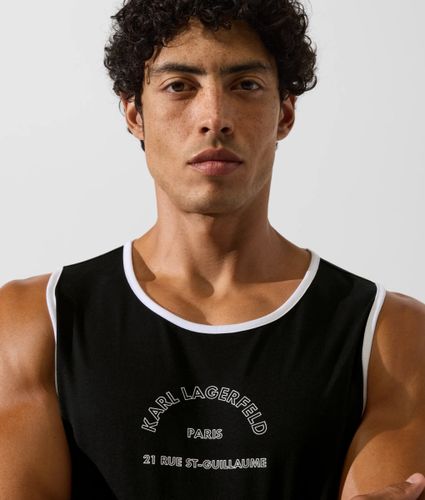 Débardeur De Plage Rue St-guillaume, , , Taille: Xs - Karl Lagerfeld - Modalova